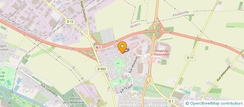 localisation de l'entreprise TEMPETE à AMIENS