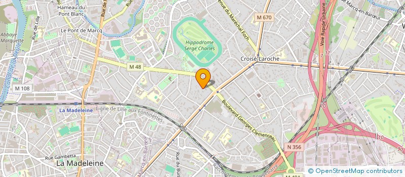 localisation de l'entreprise TEMPETE à MARCQ-EN-BARŒUL