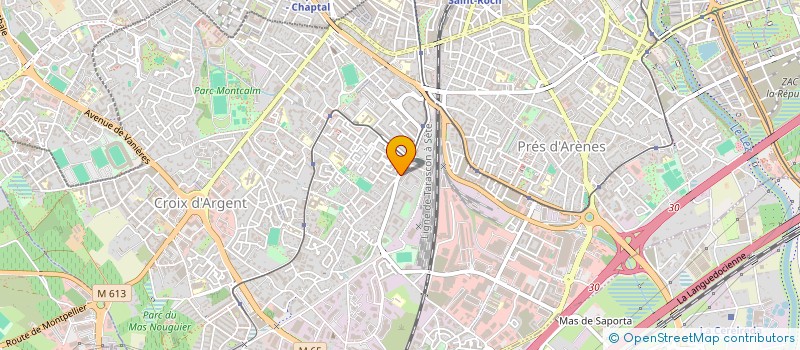 localisation de l'entreprise TEMPI 34 à MONTPELLIER