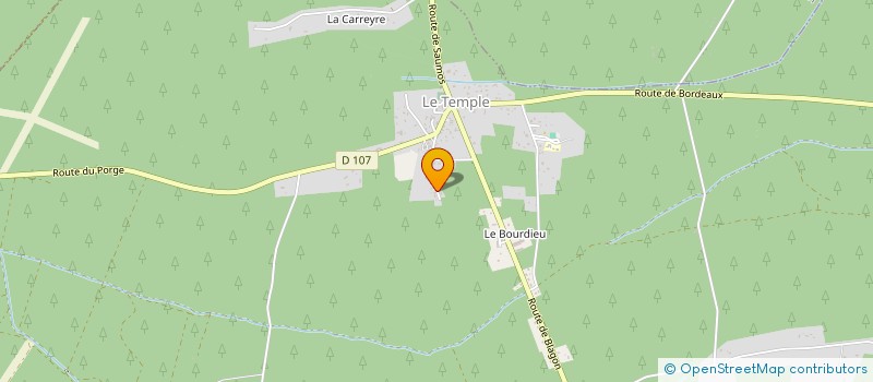 localisation de l'entreprise TEMPL'ALU  LE TEMPLE