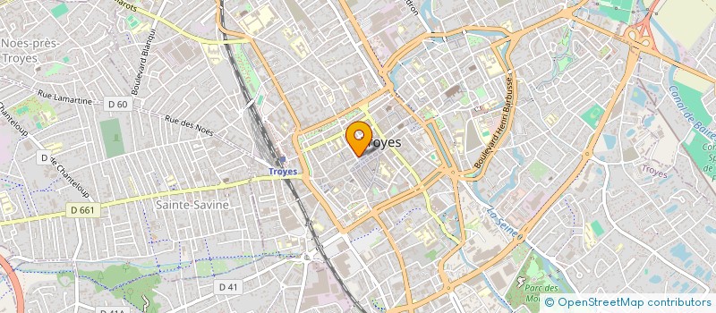 localisation de l'entreprise TEMPLAR & BTOB COMPAGNIE à TROYES