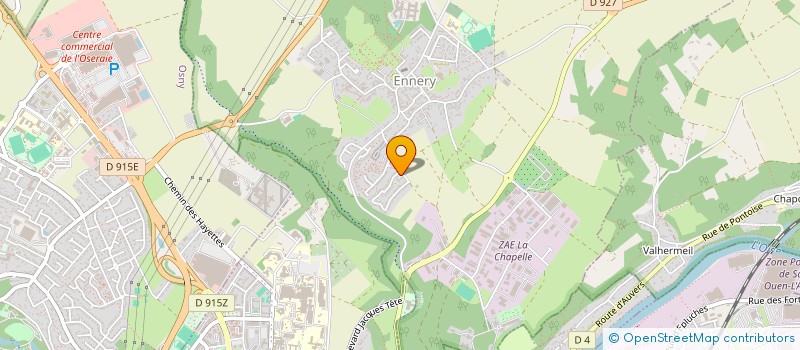 localisation de l'entreprise TEMPLARIS  ENNERY