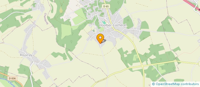 localisation de l'entreprise TEMPLE BAR  HOULBEC-COCHEREL