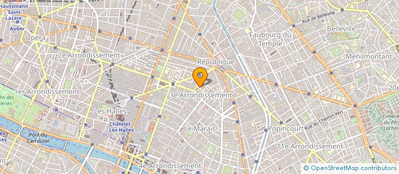 localisation de l'entreprise TEMPLE IMMO à PARIS