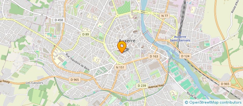 localisation de l'entreprise TEMPLEA  AUXERRE