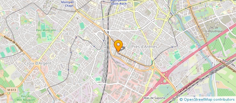 localisation de l'entreprise TEMPLETON CF1 à MONTPELLIER
