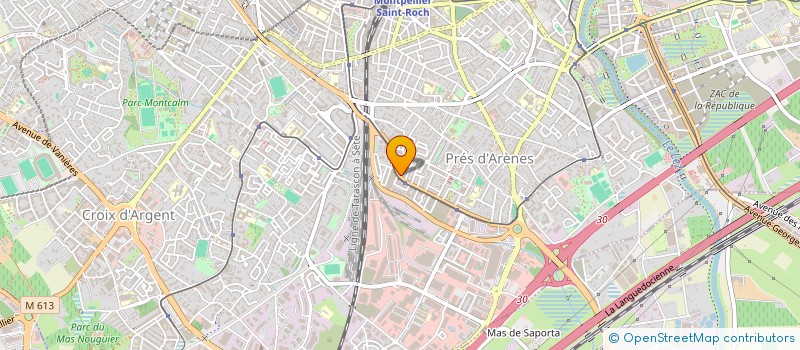 localisation de l'entreprise TEMPLETON HBG à MONTPELLIER