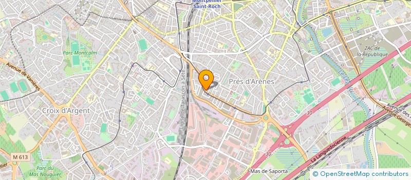 localisation de l'entreprise TEMPLETON LEDGER à MONTPELLIER
