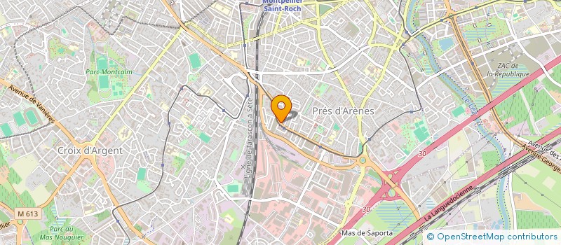 localisation de l'entreprise TEMPLETON PHAGOS à MONTPELLIER