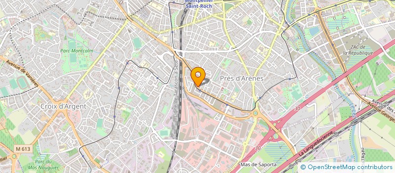 localisation de l'entreprise TEMPLETON VC2 à MONTPELLIER