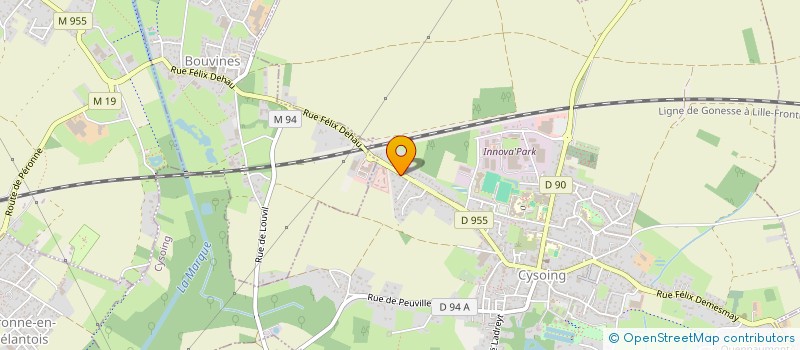 localisation de l'entreprise TEMPLEUVE  CYSOING