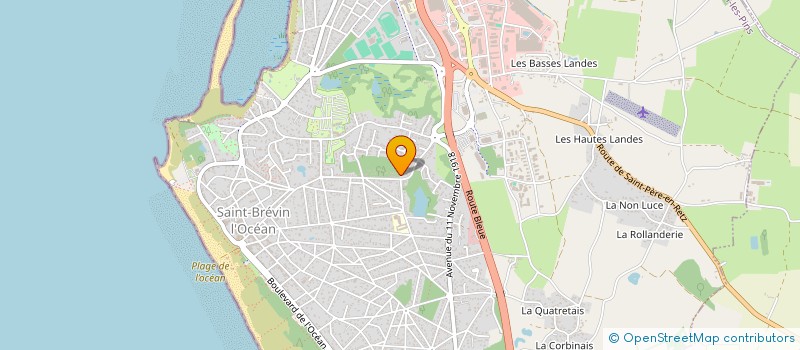 localisation de l'entreprise TEMPLIER à SAINT-BREVIN-LES-PINS