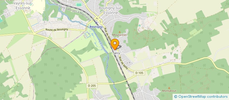 localisation de l'entreprise TEMPLIERS à BOUTIGNY-SUR-ESSONNE