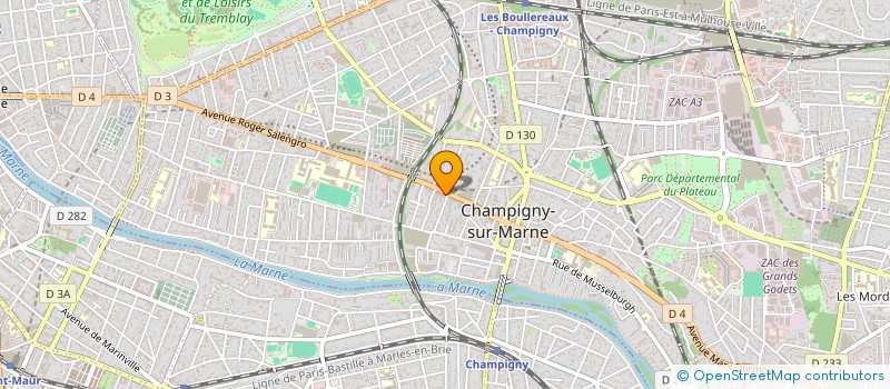 localisation de l'entreprise TEMPLUM OBSEQUES  CHAMPIGNY-SUR-MARNE