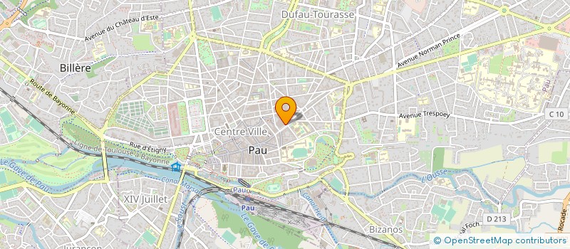localisation de l'entreprise TEMPO à PAU