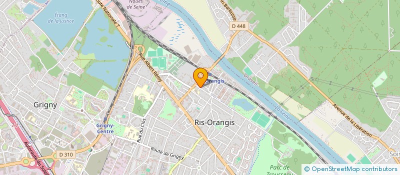 localisation de l'entreprise TEMPO à RIS-ORANGIS