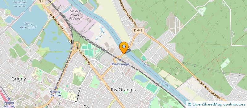 localisation de l'entreprise TEMPO à RIS-ORANGIS