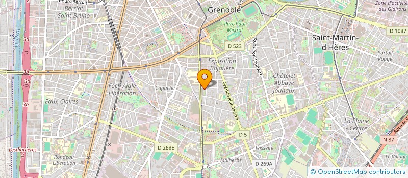 localisation de l'entreprise TEMPO à GRENOBLE