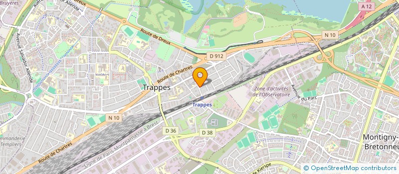localisation de l'entreprise TEMPO à TRAPPES