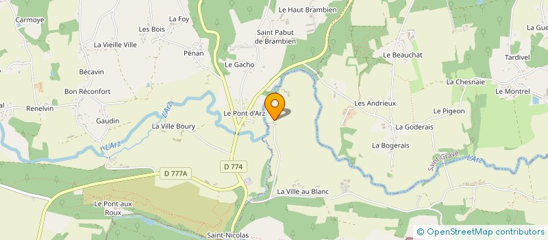 localisation de l'entreprise TEMPO à MALANSAC