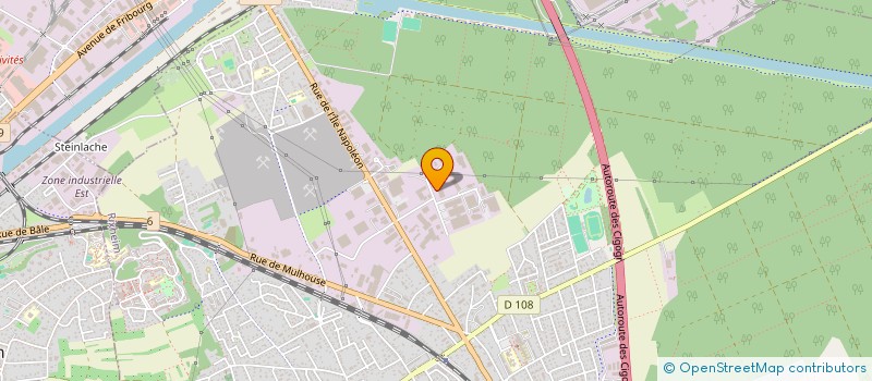 localisation de l'entreprise TEMPO à RIXHEIM