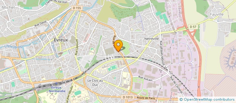 localisation de l'entreprise TEMPO  EVREUX