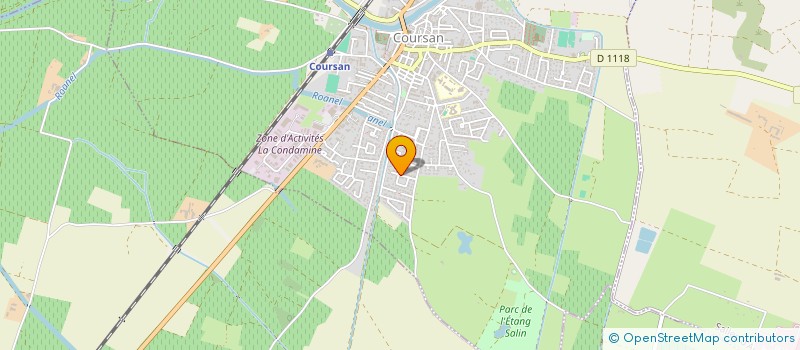 localisation de l'entreprise TEMPO  COURSAN