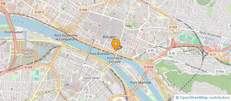 localisation de l'entreprise TEMPO à ROUEN