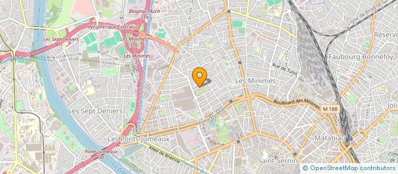 localisation de l'entreprise TEMPO à TOULOUSE