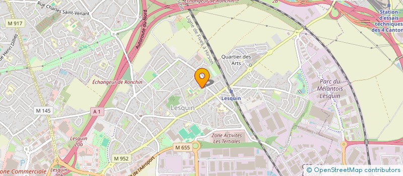 localisation de l'entreprise TEMPO à LESQUIN