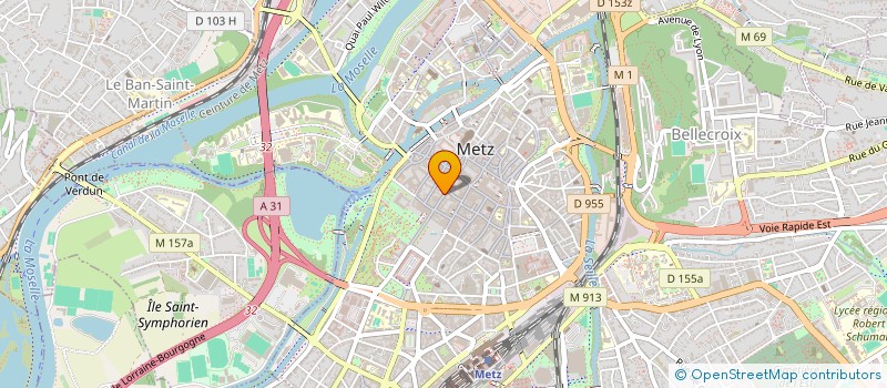 localisation de l'entreprise TEMPO à METZ