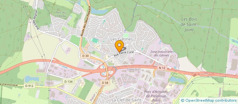 localisation de l'entreprise TEMPO à PLAISIR