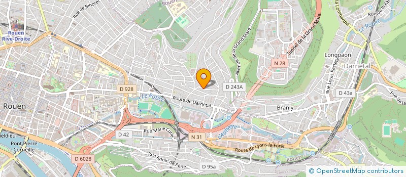 localisation de l'entreprise TEMPO ALTO à ROUEN