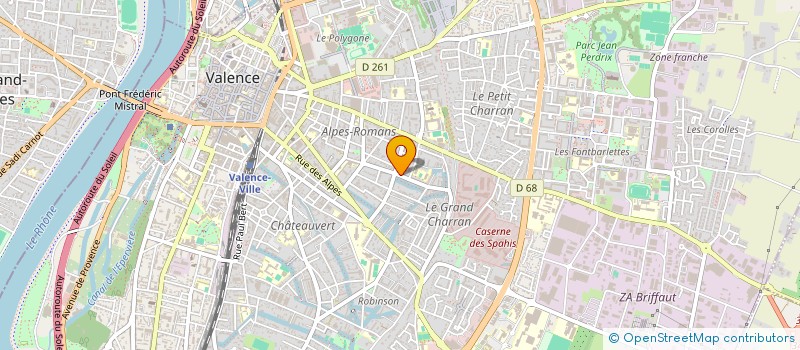 localisation de l'entreprise TEMPO BATIMENT à VALENCE
