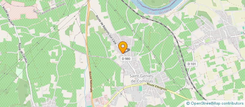 localisation de l'entreprise TEMPO & BLOOM  SAINT-GENIES-DE-COMOLAS