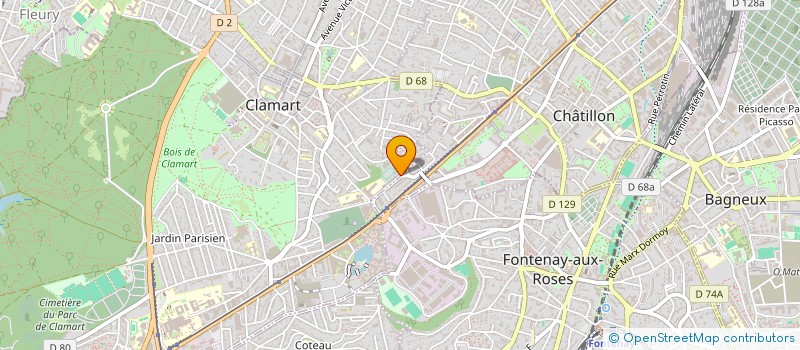 localisation de l'entreprise TEMPO CAR à CLAMART