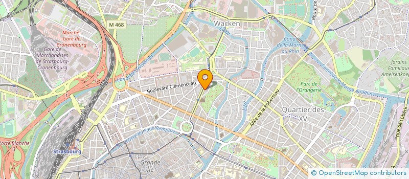 localisation de l'entreprise TEMPO CONSULTING à STRASBOURG