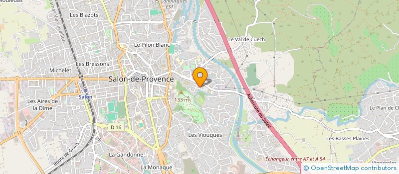 localisation de l'entreprise TEMPO DE L'ESPACE à SALON-DE-PROVENCE
