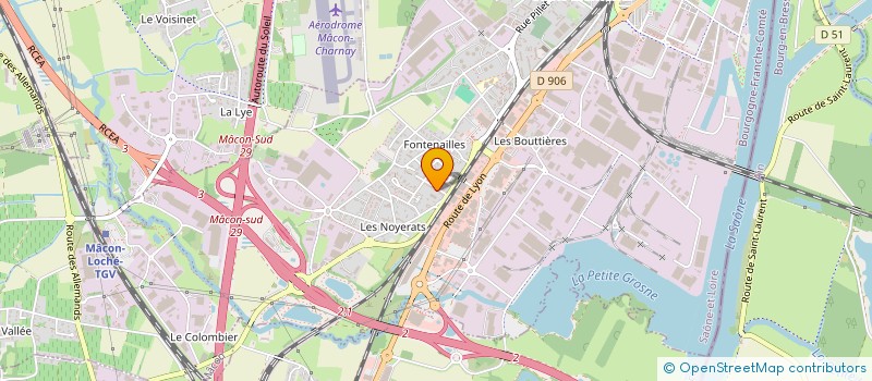 localisation de l'entreprise TEMPO FIT'DANSE 71 à MACON