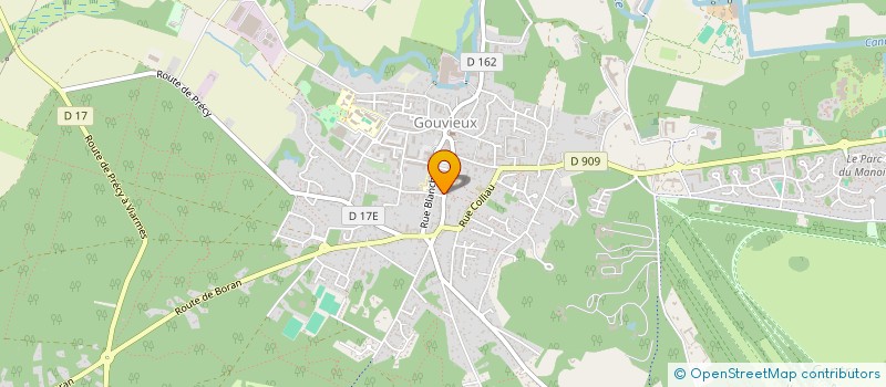 localisation de l'entreprise TEMPO GOUVIEUX  GOUVIEUX