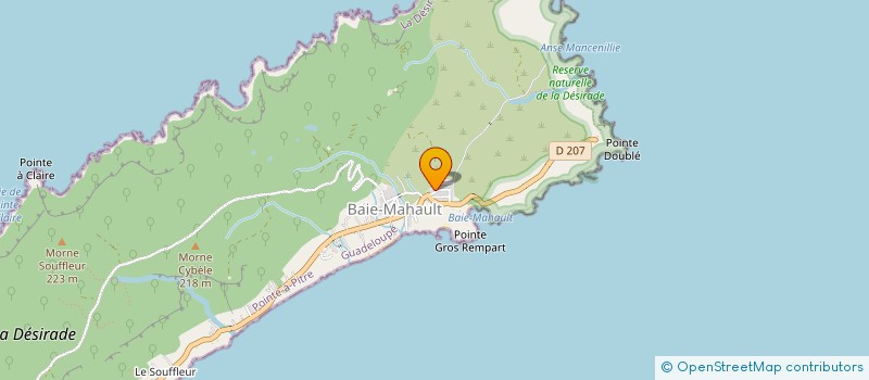 localisation de l'entreprise TEMPO KREOL à LA DESIRADE