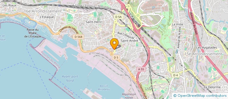 localisation de l'entreprise TEMPO LOG à MARSEILLE