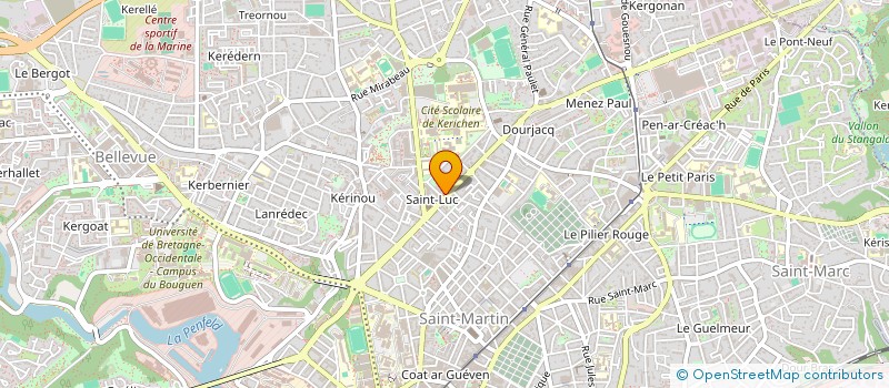 localisation de l'entreprise TEMPO MAITRISE D'OEUVRE à BREST