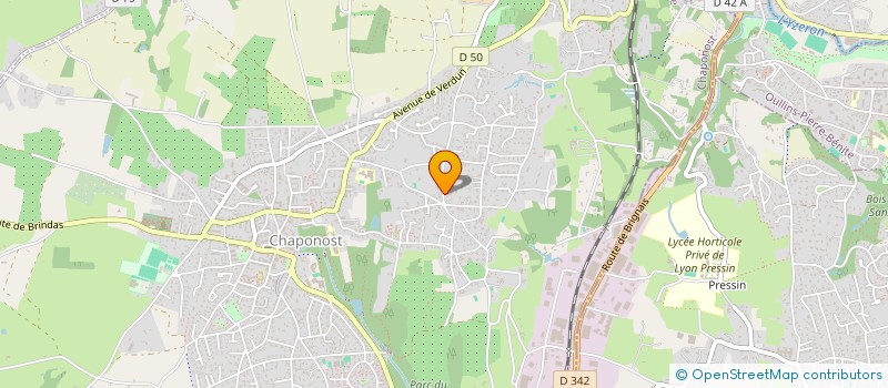 localisation de l'entreprise TEMPO MODERATO  CHAPONOST