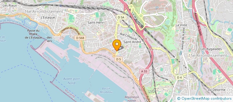 localisation de l'entreprise TEMPO P2 à MARSEILLE