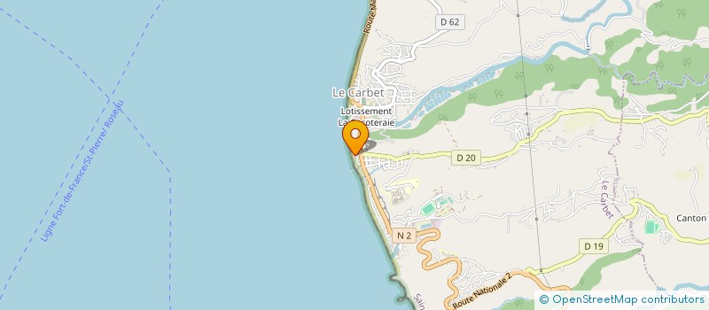 localisation de l'entreprise TEMPO RESTAURANT EURL  LE CARBET