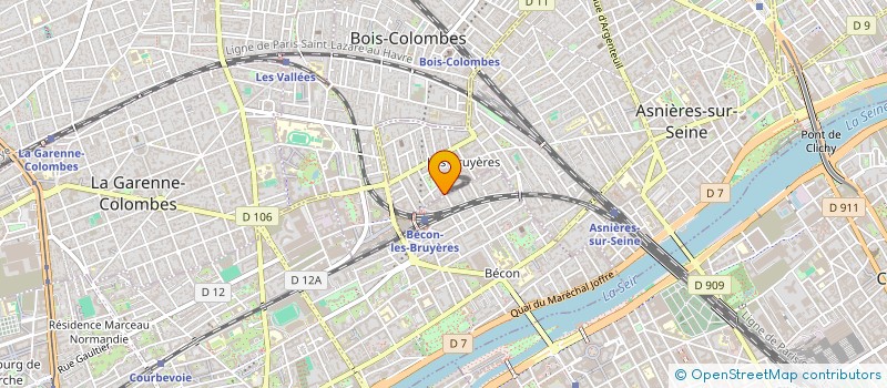localisation de l'entreprise TEMPO SERVICES à ASNIERES-SUR-SEINE