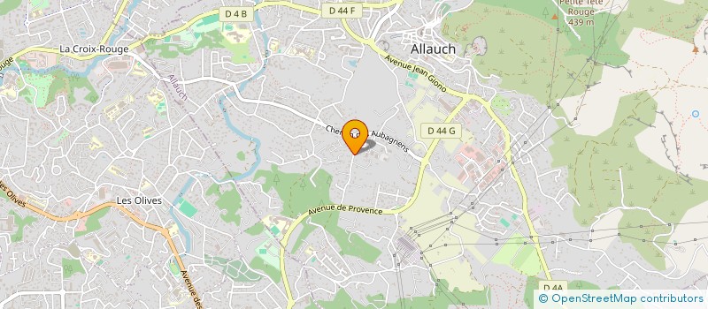 localisation de l'entreprise TEMPO SUD  ALLAUCH