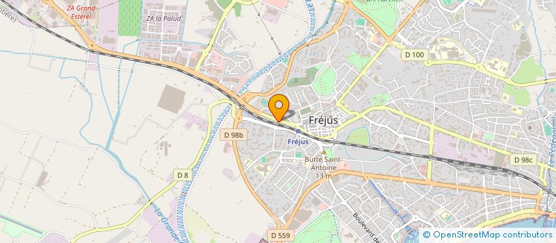 localisation de l'entreprise TEMPO TEAM INTERIM à FREJUS