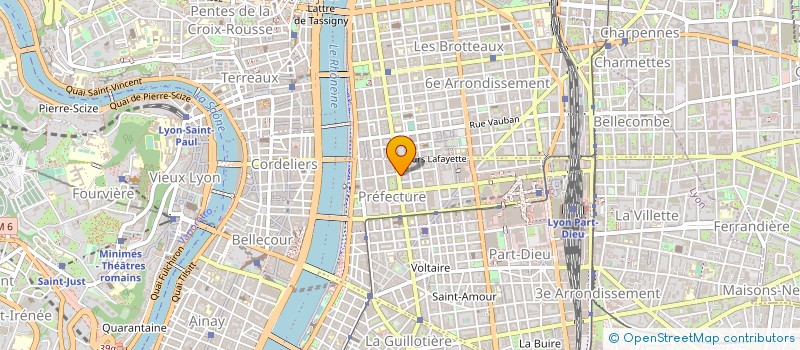 localisation de l'entreprise TEMPO TRAVAIL TEMPORAIRE à LYON